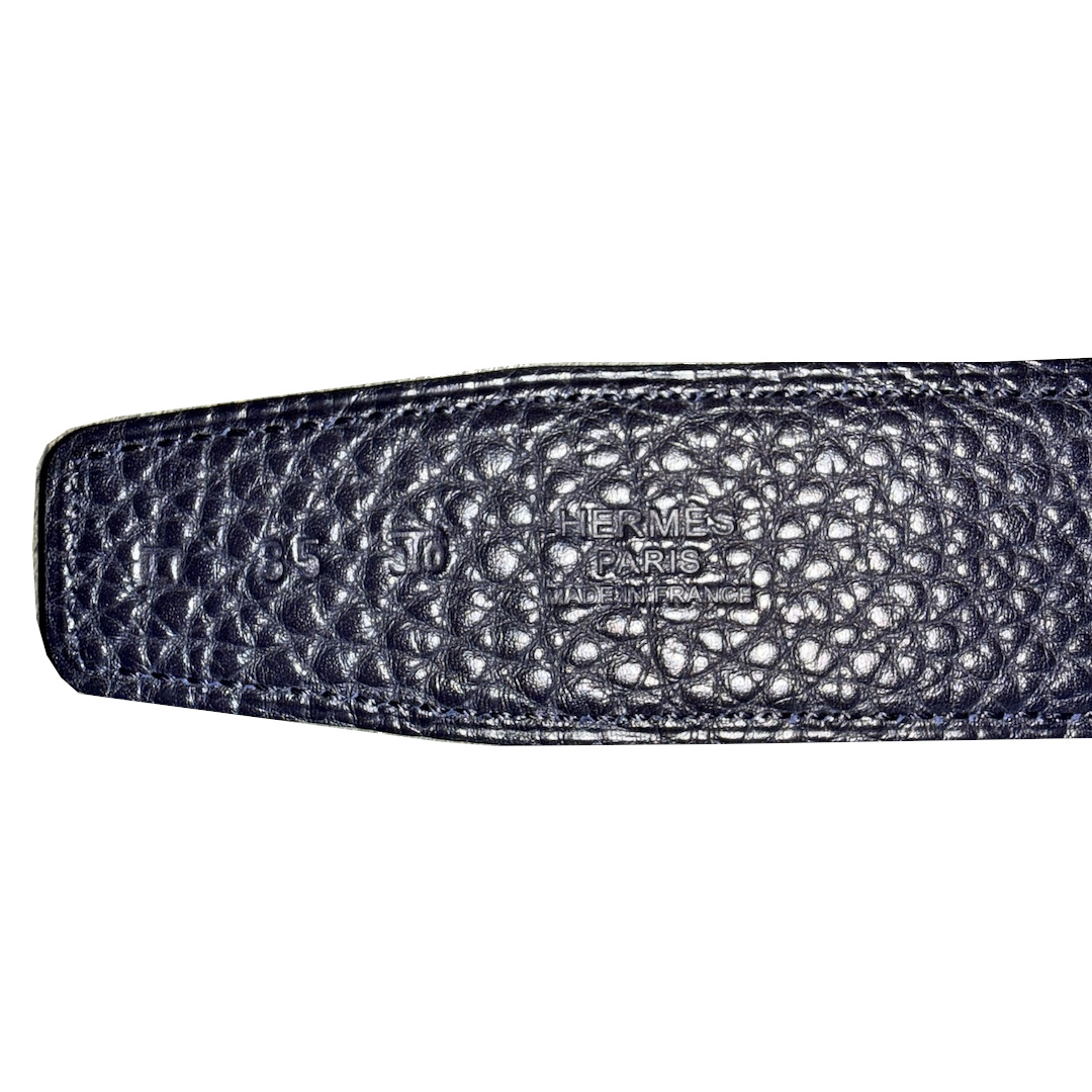 HERMÈS REVERSIBLE BELT 38 MM MADE OF LEATHER SIZE 90