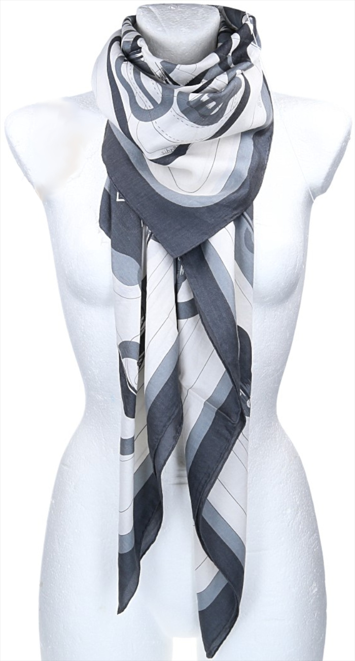 HERMÈS BAUMWOLL-/SEIDENTUCH 140 x 140 CM CARRÉ  MOTIV 'COACHING' VON JULIE ABADIE