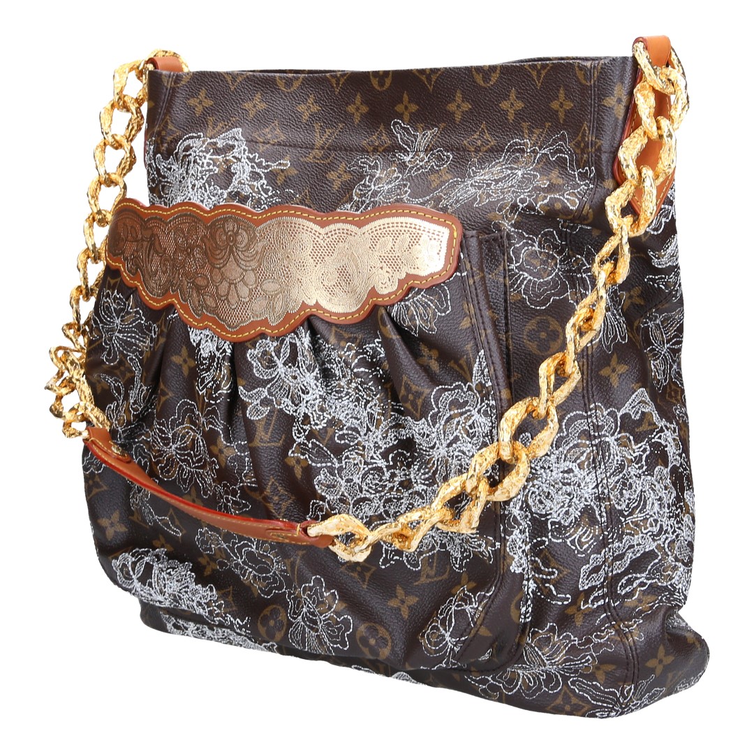 LOUIS VUITTON FERSEN GM HANDTASCHE AUS MONOGRAM DENTELLE CANVAS