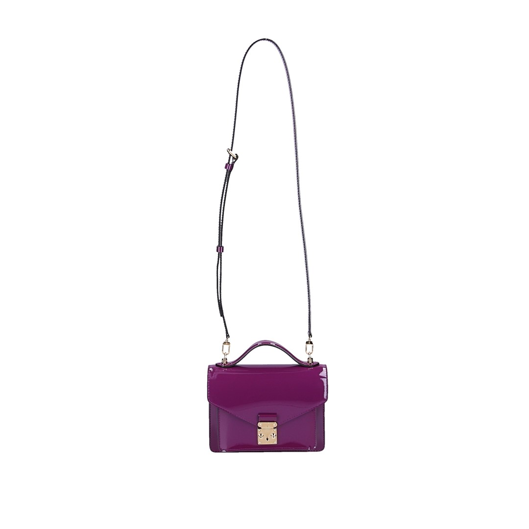 LOUIS VUITTON MONCEAU BB HANDTASCHE AUS VERNIS LEDER IN AMETHYST (M90112)