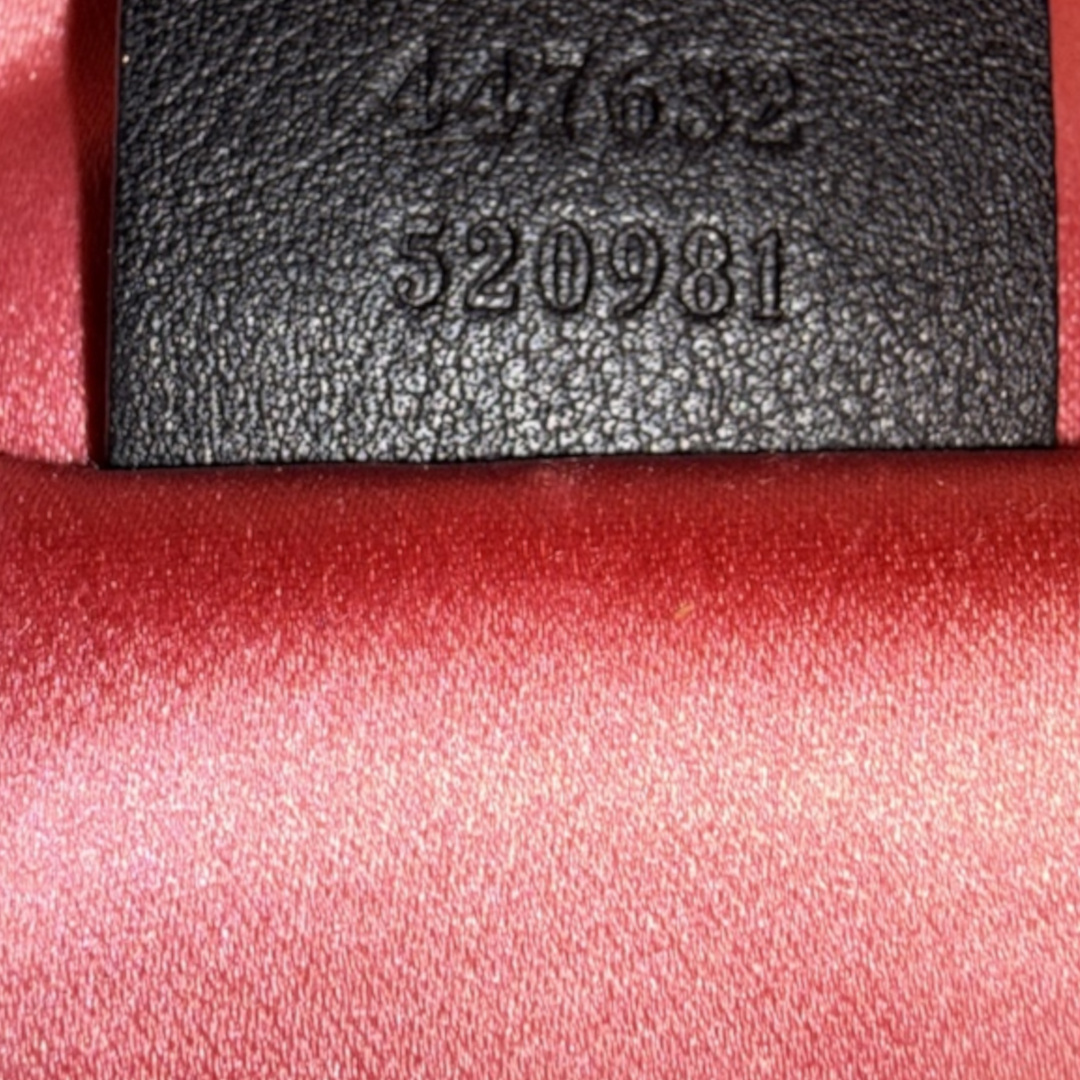 GUCCI HANDTASCHE 'KLEINE GG MARMONT' AUS MATÉLASSE VELVET IN SCHWARZ AGHW