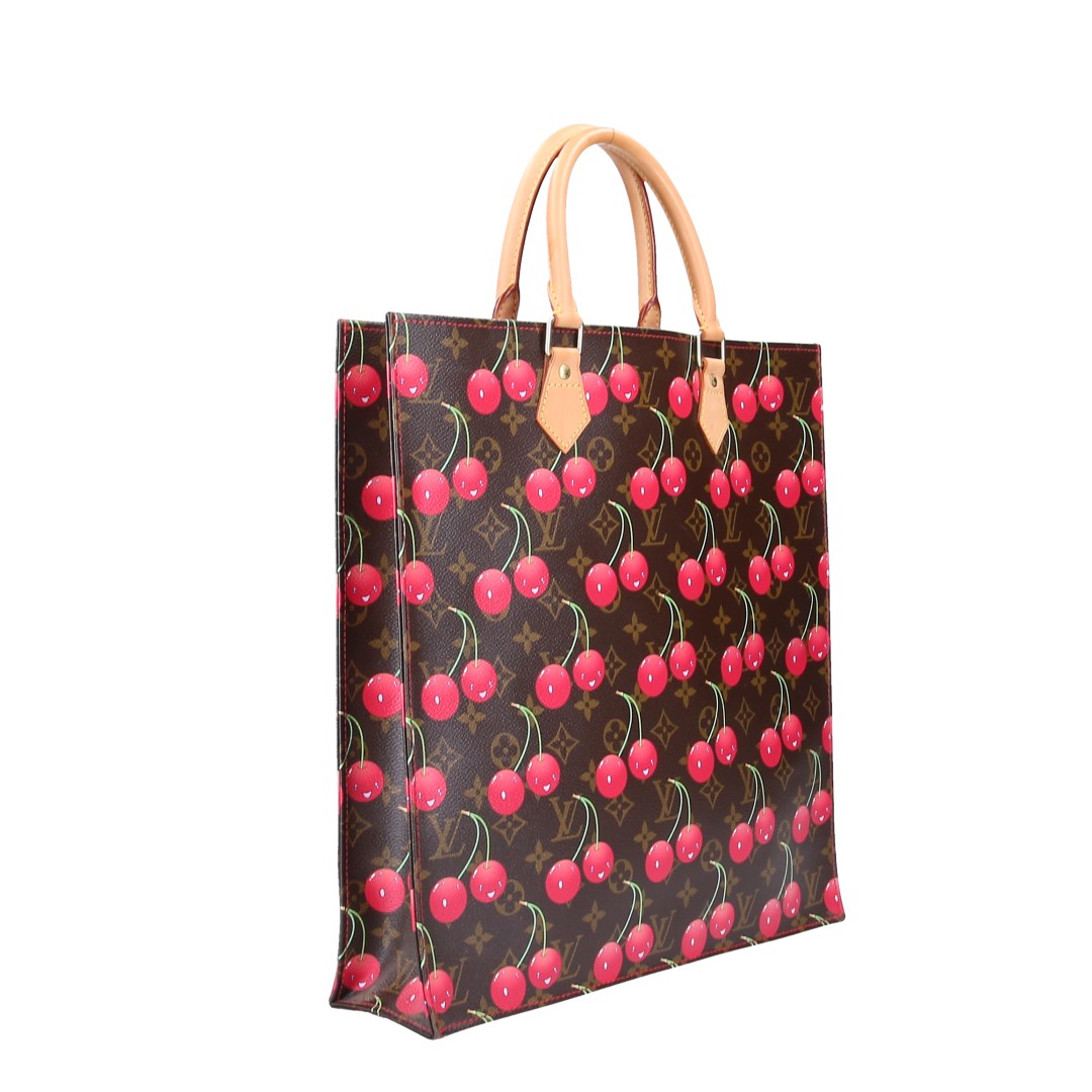 LOUIS VUITTON SAC PLAT HENKELTASCHE AUS MONOGRAM CERISES CANVAS (M95010)