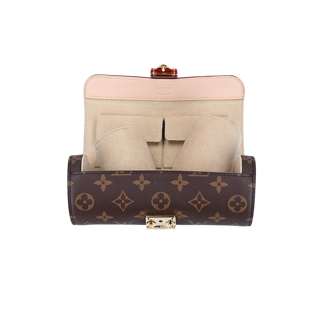 LOUIS VUITTON ETUI BIJOUX AUS MONOGRAM CANVAS (M10145)