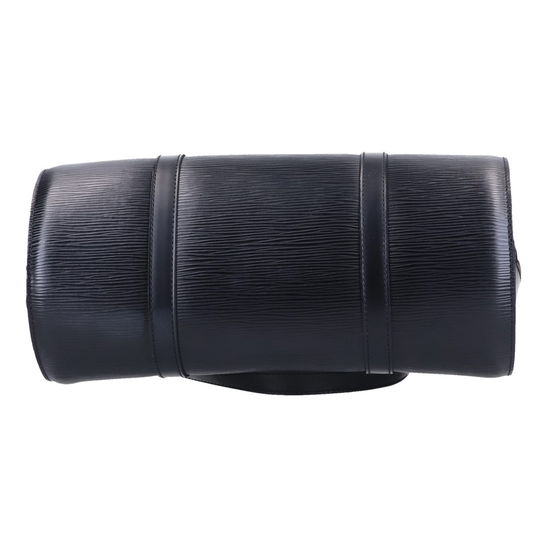 LOUIS VUITTON SOUFFLOT HENKELTASCHE AUS EPI LEDER IN KOURIL SCHWARZ (M52222)