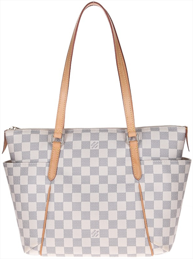 LOUIS VUITTON TOTALLY PM NM SCHULTERTASCHE AUS DAMIER AZUR CANVAS (N41280)