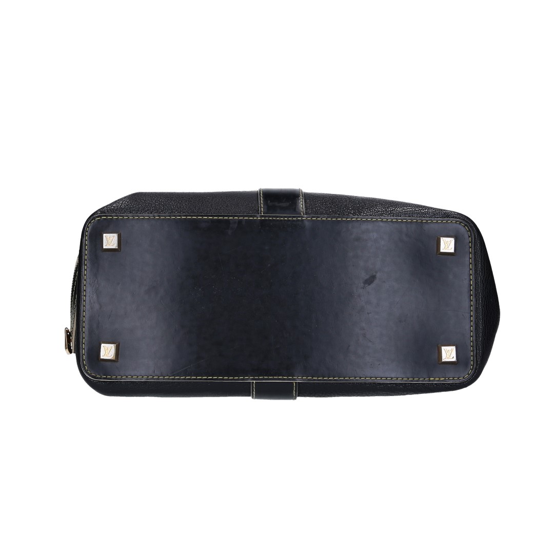 47930-Louis-Vuitton-Handatasche-Schwarz_2D_0009 LOUIS VUITTON L'INGENIEUX PM HANDTASCHE AUS SUHALI LEDER IN NOIR (M91805)